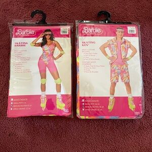Spirit Skating Barbie and Ken Costume in Pink and Multicolor